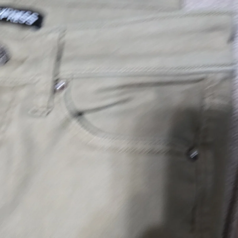 Express Men's Skinny Jeans in Olive - Picture 5 of 10